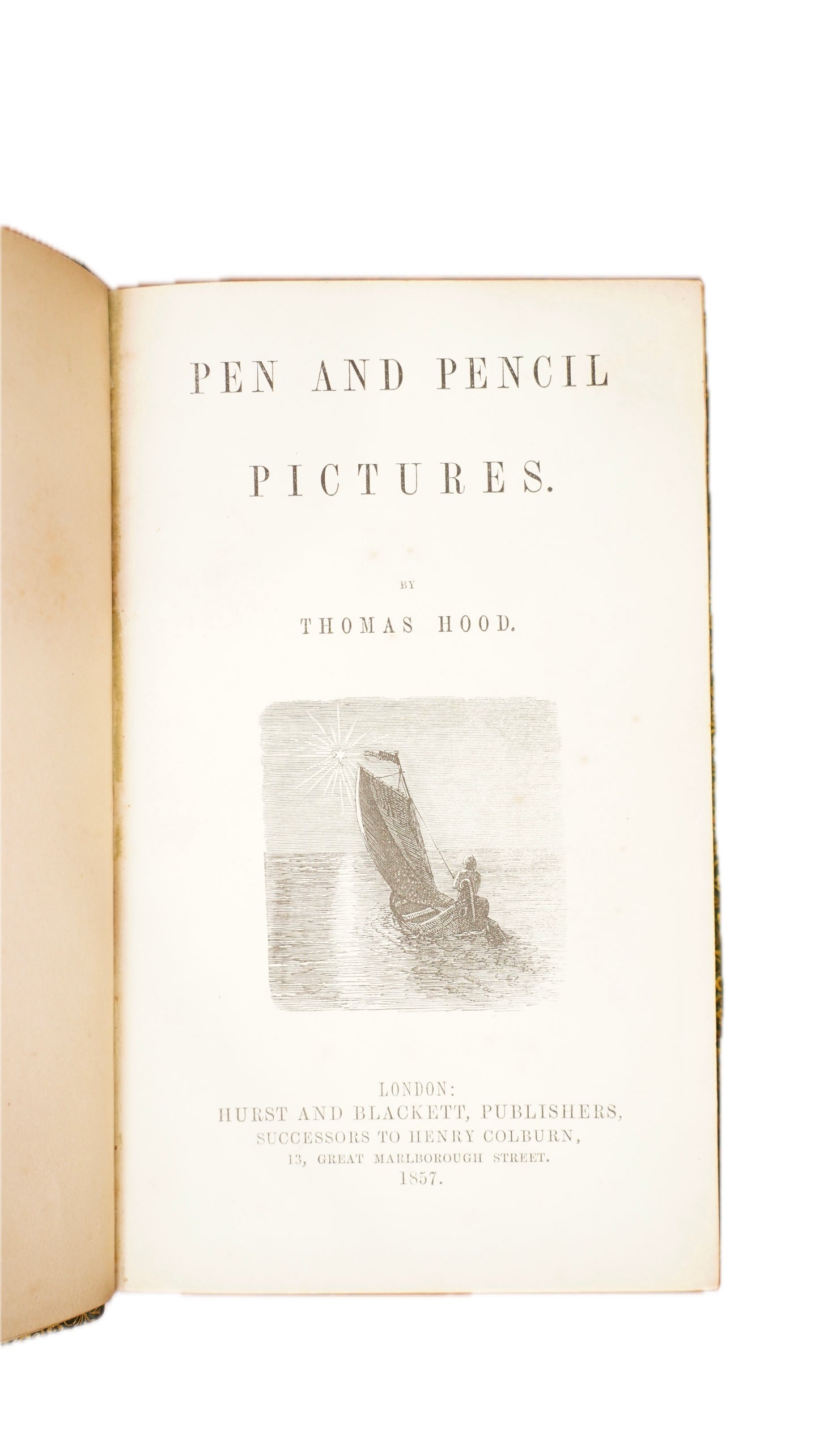 Antique Tom Hood Pen and Pencil Pictures First Edition 1857
