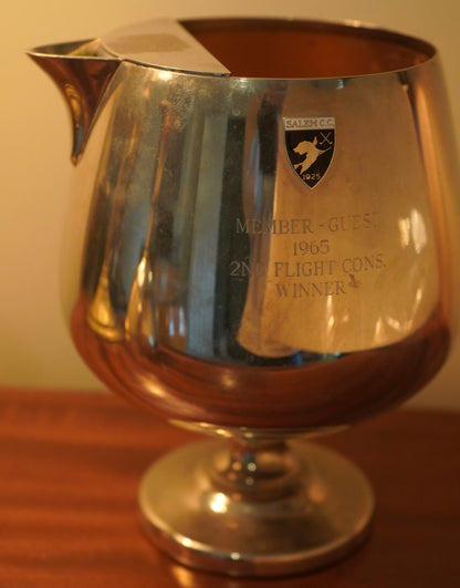 Vintage Silver Plated Trophy Pitcher