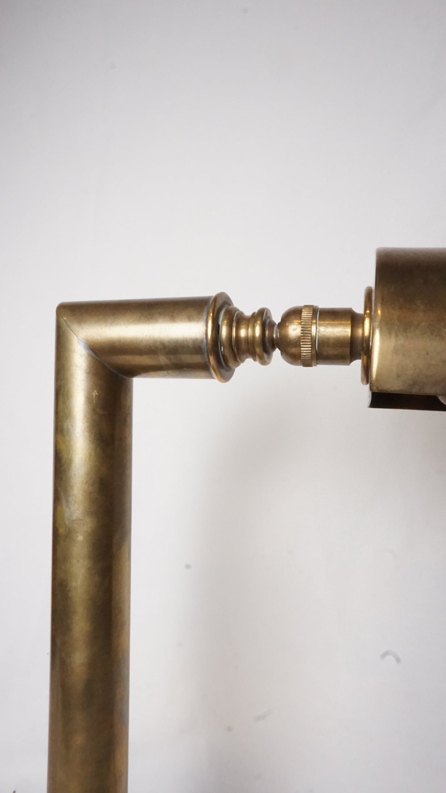 Vintage Brass Desk Lamp, Dimmable
