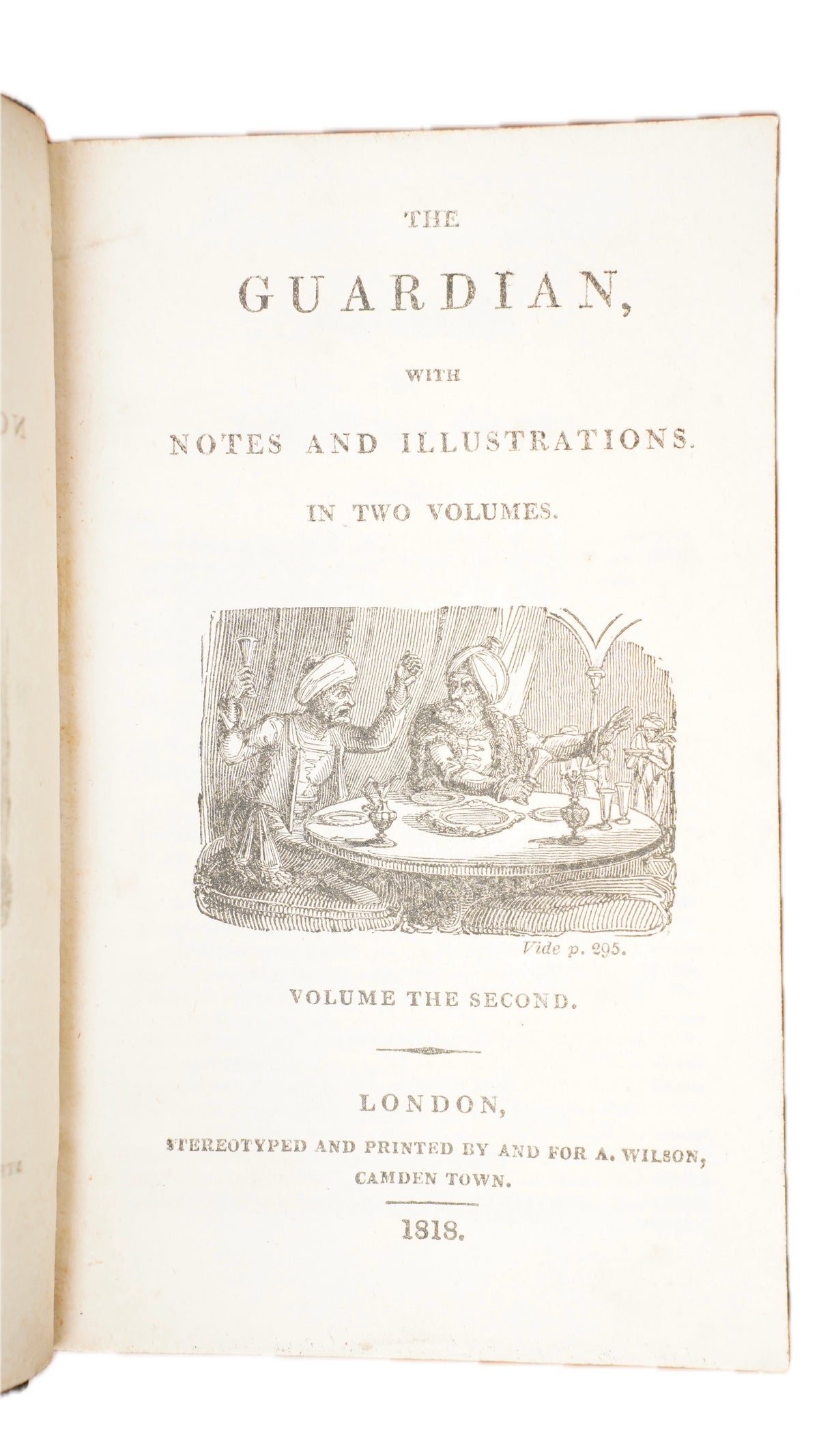 The Guardian Steele Addison 2 Volume Set 1818 Green Morocco