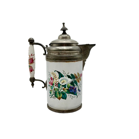 Victorian Porcelain Decorated Teapot