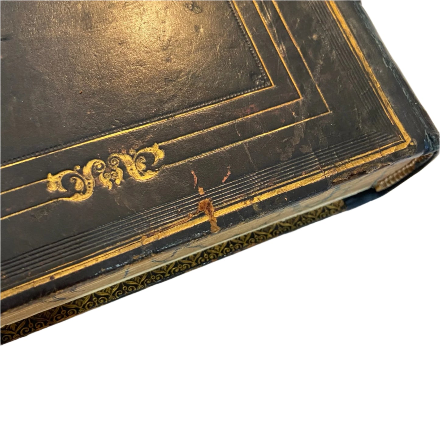 1840 Leather-Bound Political History Book — Statesmen of the Time of George III