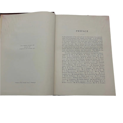 XL 1912 "Gothic Architecture in England" Red Cloth Book