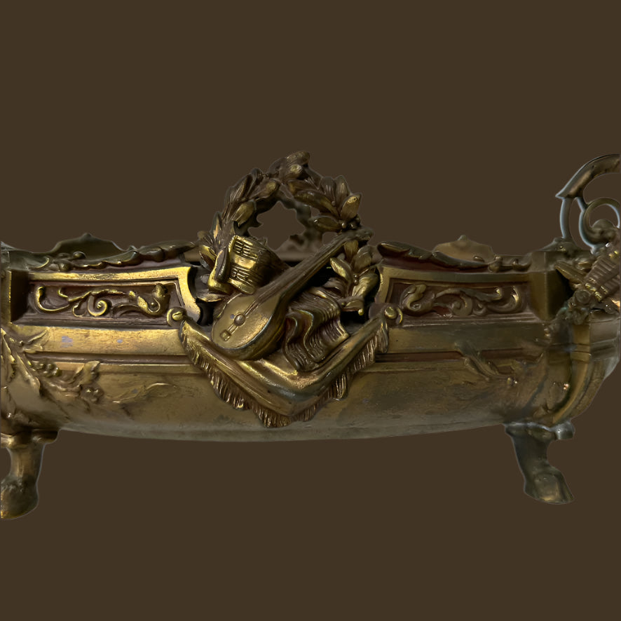 19th Century French Brass Plated Bronze Jardiniere