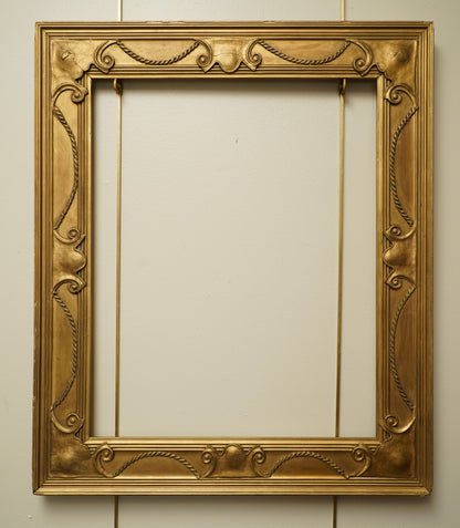 Antique French Gilt Picture Frame, Art Nouveau, Circa 1900
