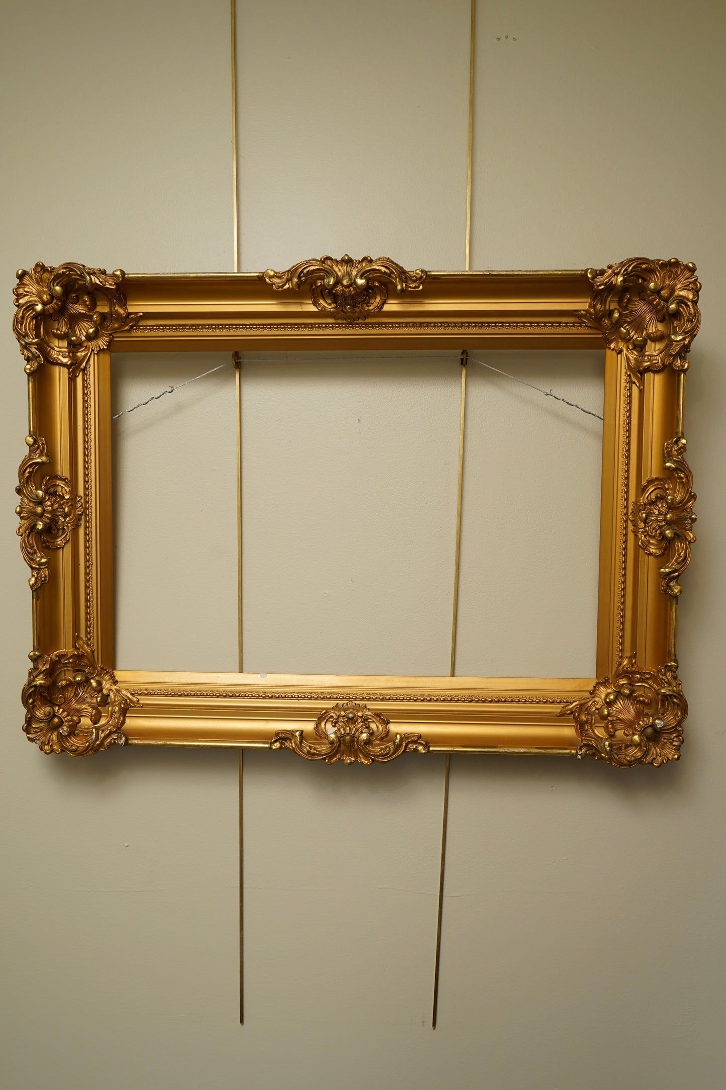 Antique Gilt Picture Frame, Rococo Revival, Circa 1900