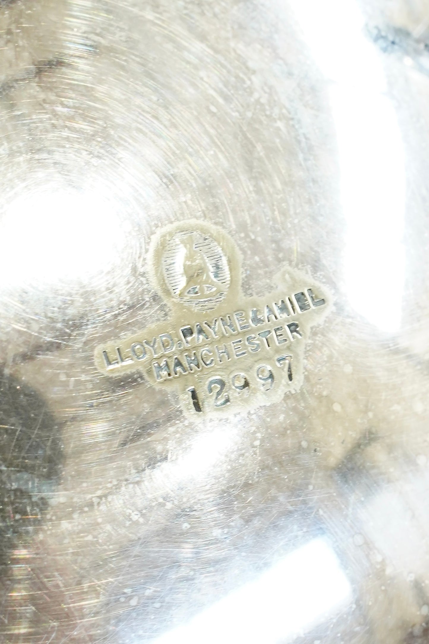 English Silver plate Navette Fruit Bowl, Masonic Presentation 1927