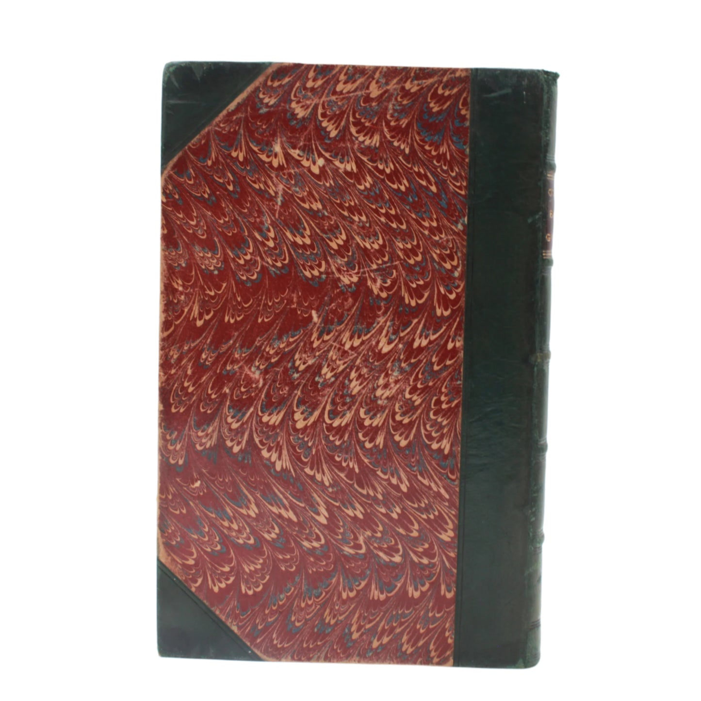 1838 Cobbett English Gardener Fold-Out Plate Half Leather
