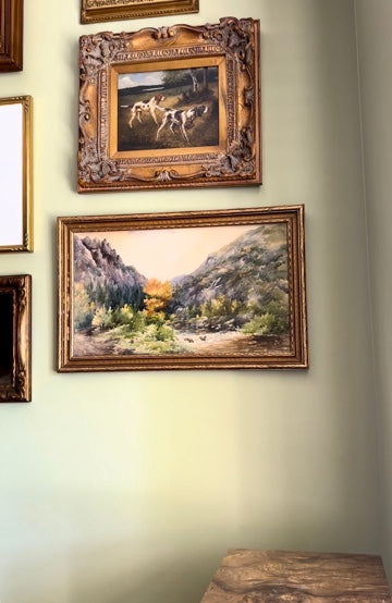 Original Watercolor by Irish-American Artist Edith Bethune Maguire (1861–1946) Framed