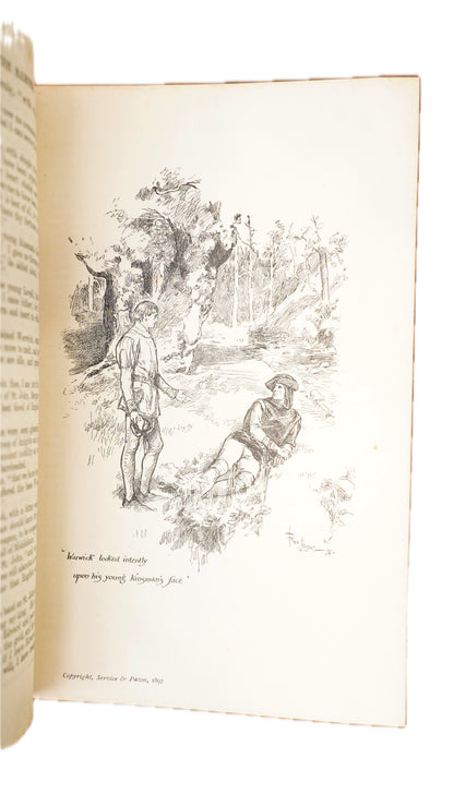 Antique Last of the Barons Lytton 1905 Pegram Illustrated Book
