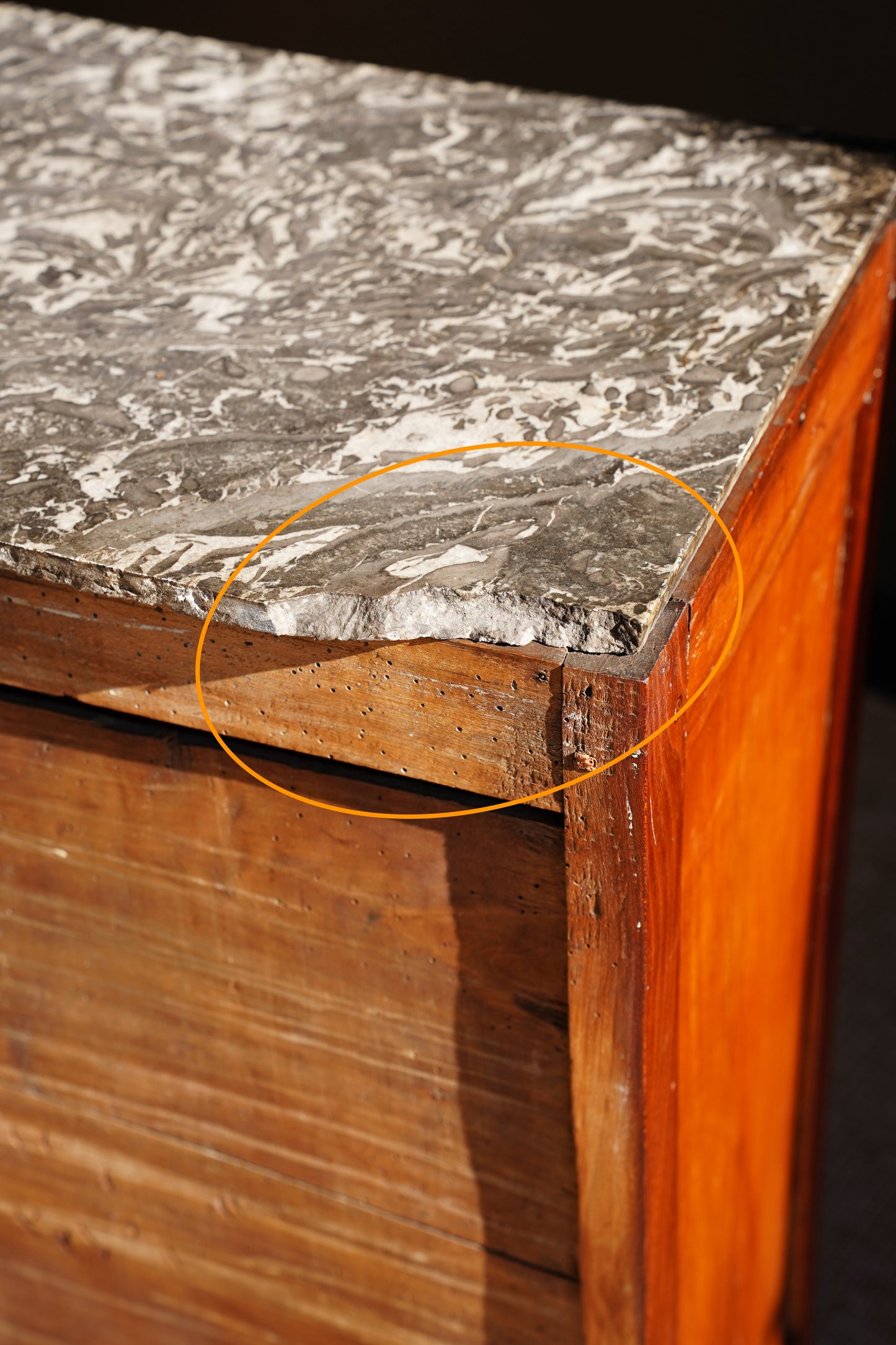 Antique French Directoire Cherry Chiffonnière