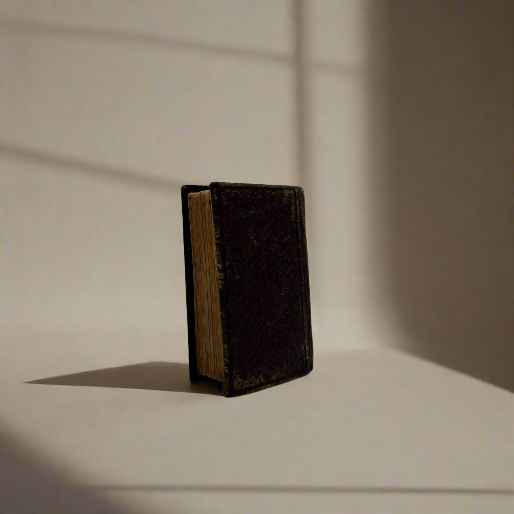 Miniature "The Dairyman’s Daughter" Brown Full Leather Book
