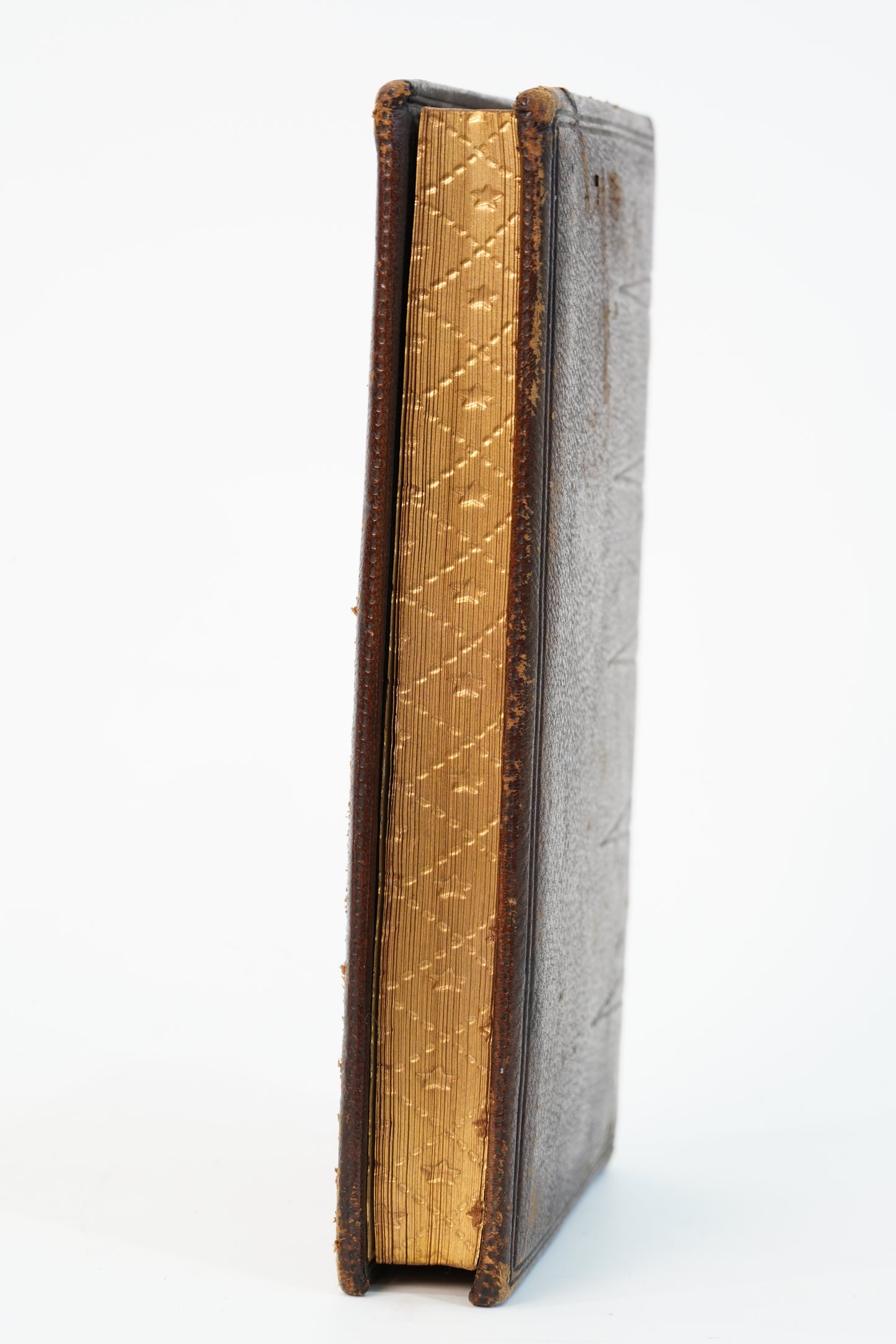 1852 Theodore Beza Novum Testamentum Gauffered Edge Book