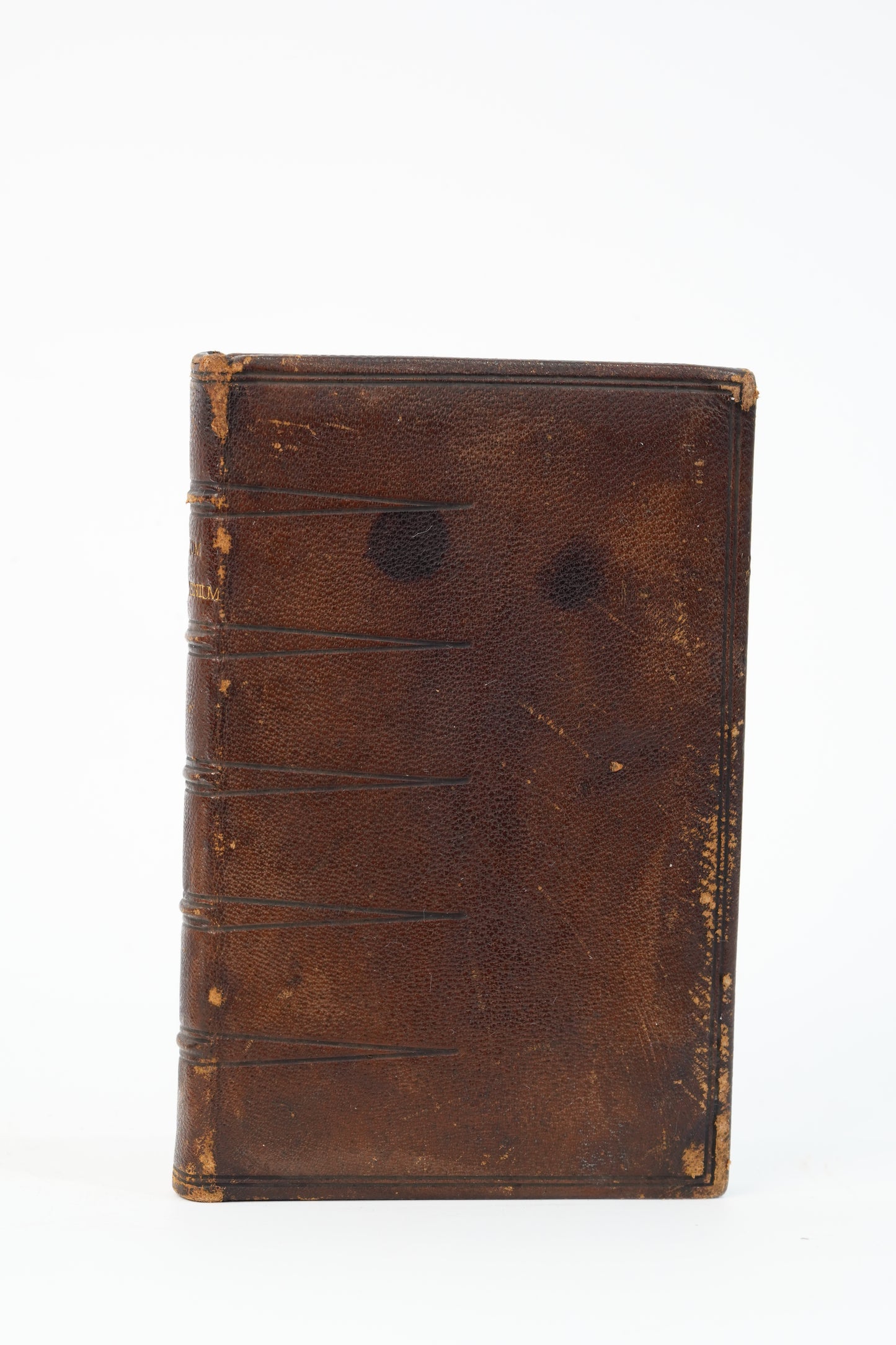 1852 Theodore Beza Novum Testamentum Gauffered Edge Book