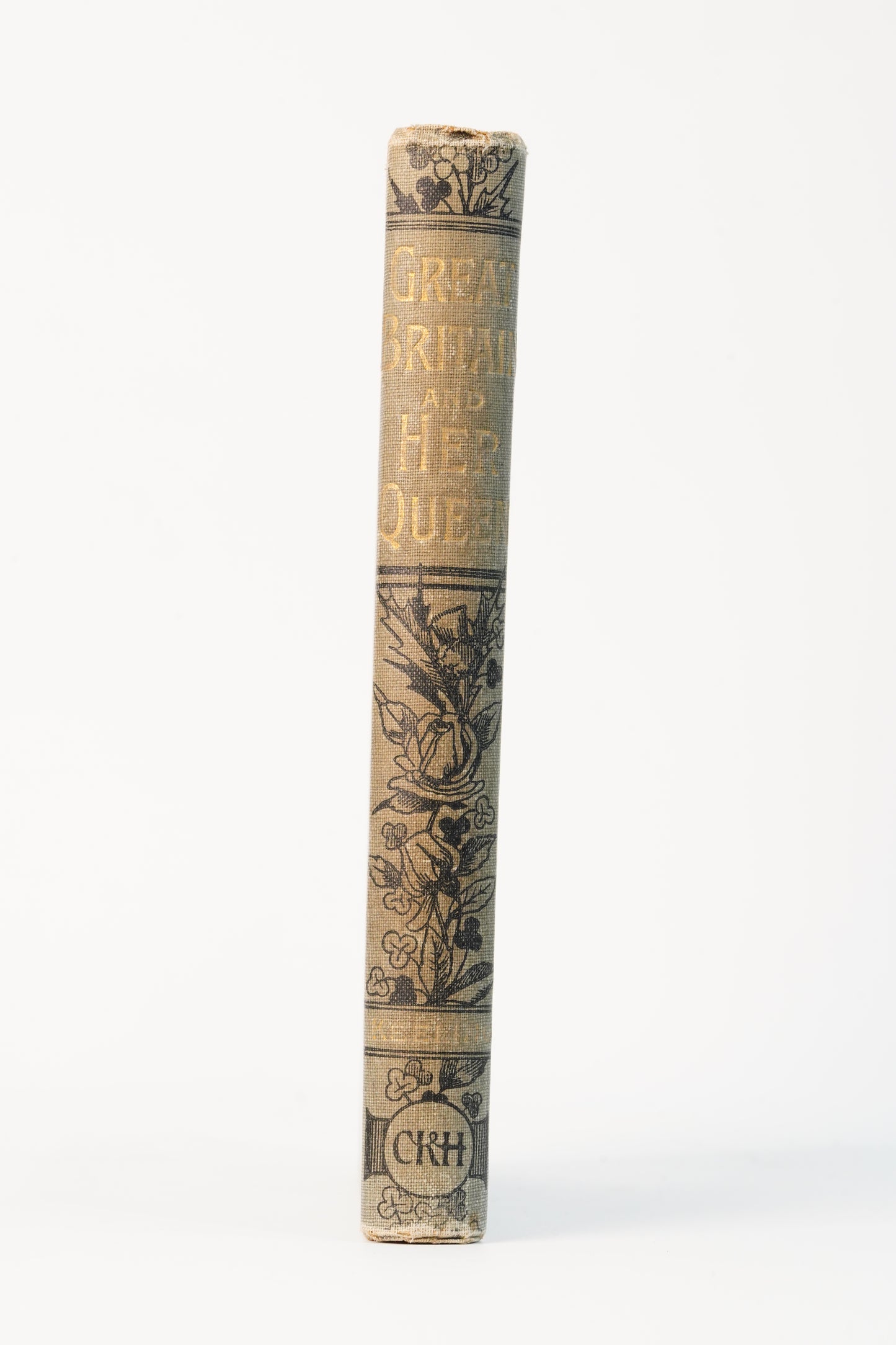 Antique Victorian History Book Great Britain and Her Queen 1897