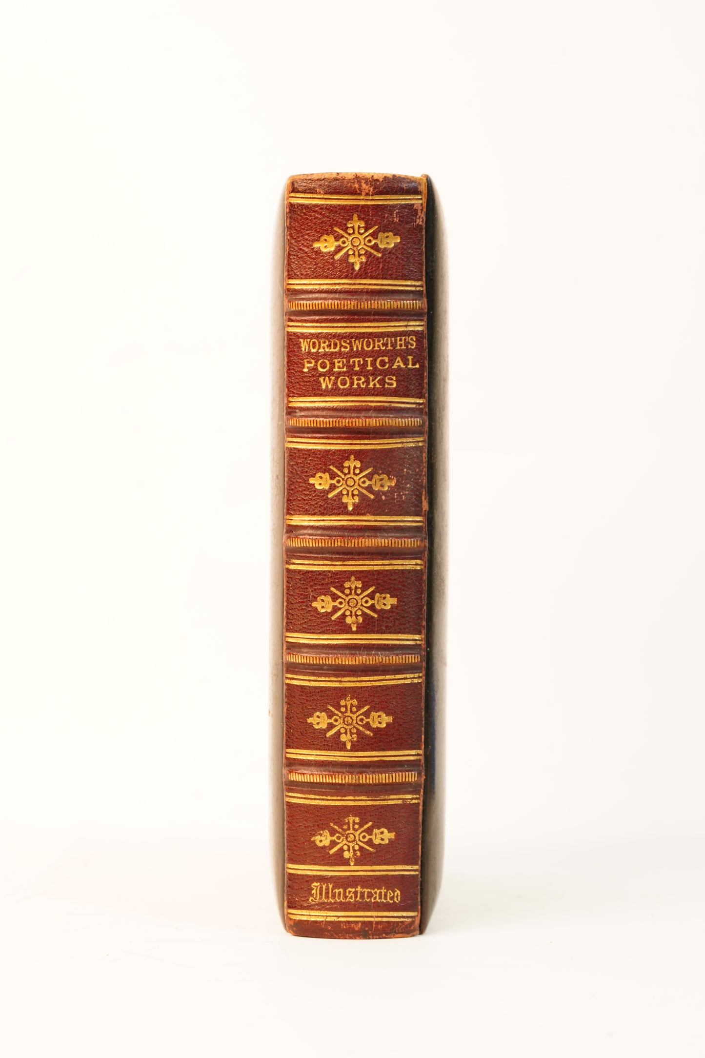 1871 Wordsworth Poetical Works Mauchline Binding