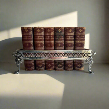 Victorian Silver-Plate Gallery Stand