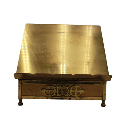 ^ Antique Brass Adjustable Bible Book Stand