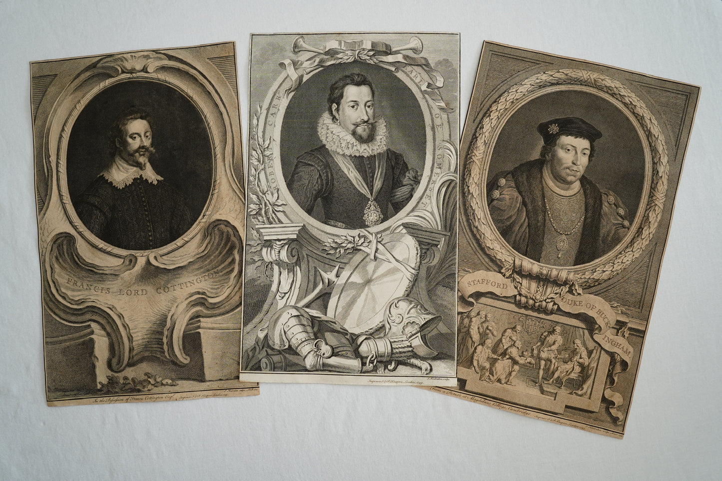 Early 19th Century Engraving "Robert Carr, Earl of Somerset" by Jacobus Houbraken