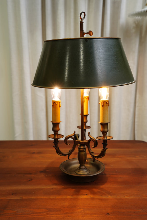 Vintage French Louis XVI Style Bouillotte Lamp secondary view