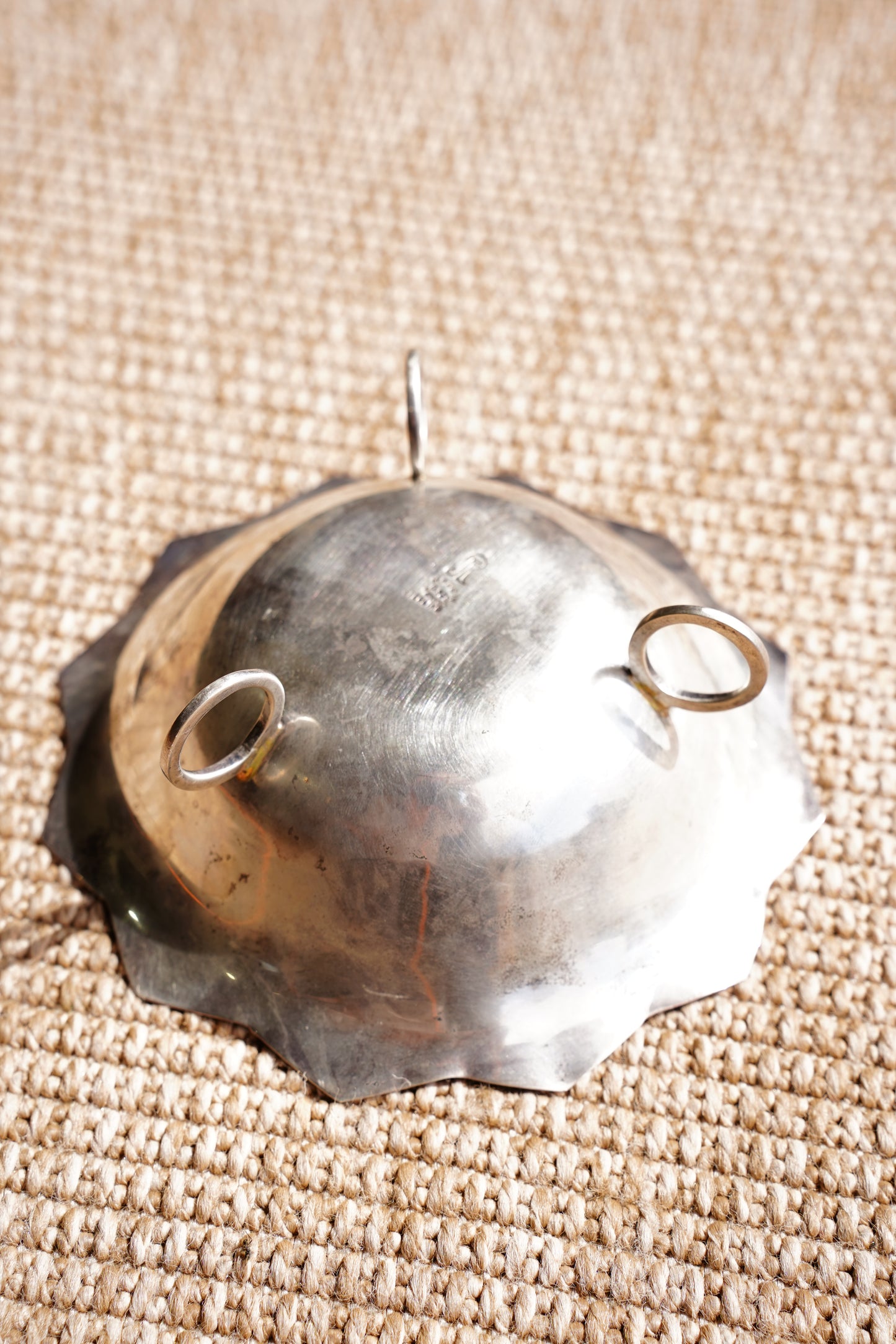 Vintage Mexican Sterling Silver Footed Bowl