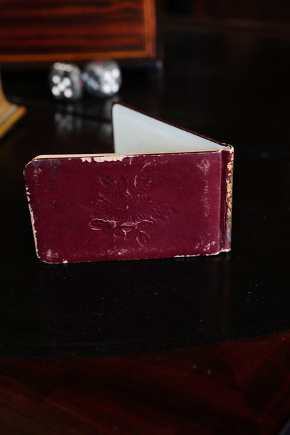 Antique Gilt Tooled Leather Autograph Album