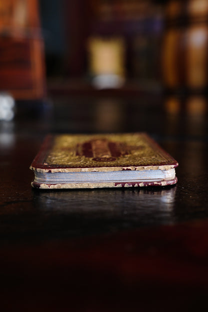 Antique Gilt Tooled Leather Autograph Album