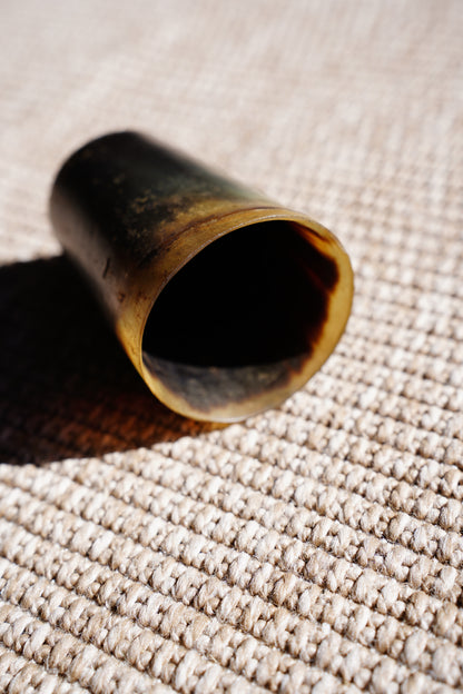 Antique English Horn Tumbler, Ca. 1890