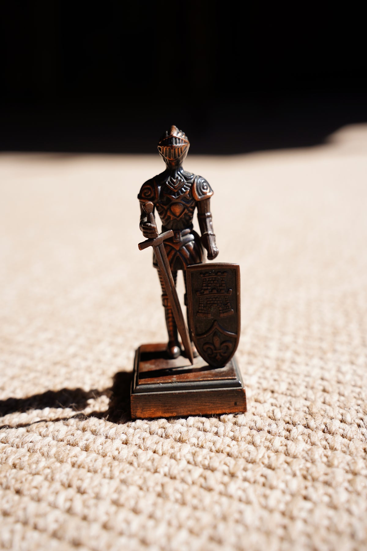 Knight in Armour Figural Pencil Sharpener