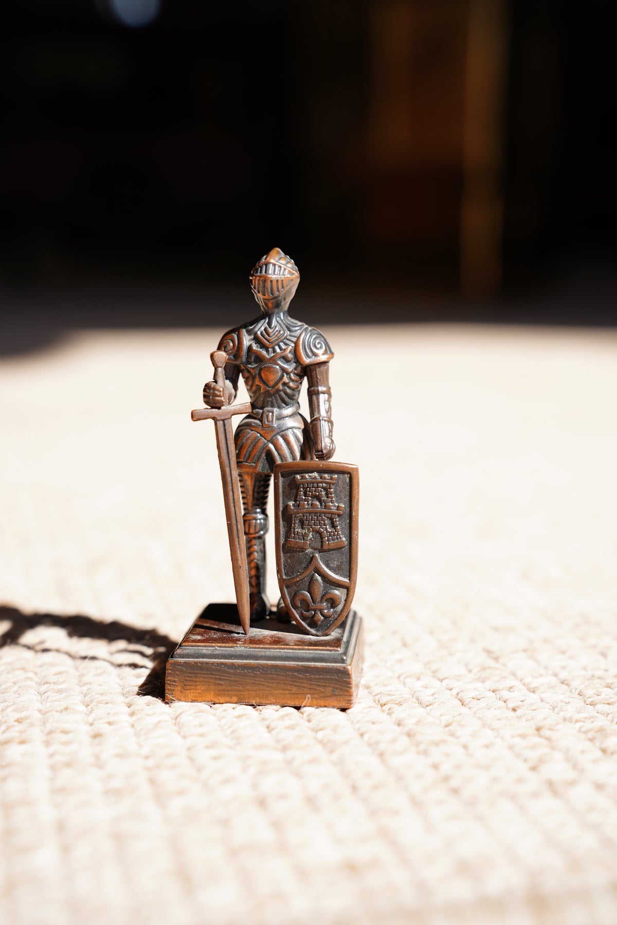 Knight in Armour Figural Pencil Sharpener