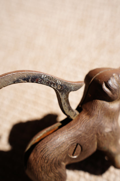 Vintage Cast Iron Dog Nutcracker, St Bernard