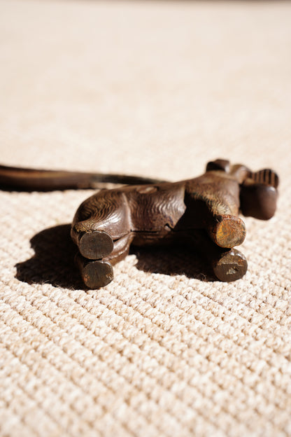Vintage Cast Iron Dog Nutcracker, St Bernard