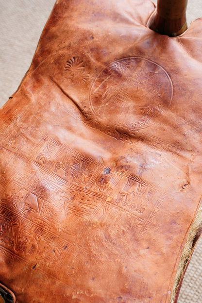 Vintage Camel Saddle Stool *AS-IS*