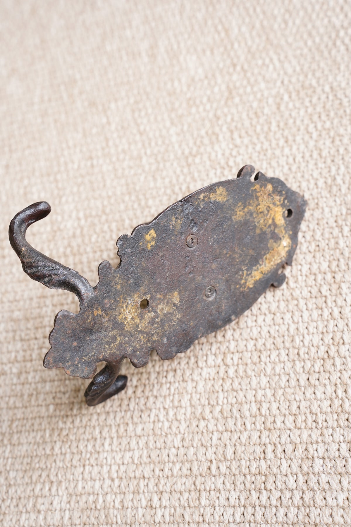 Vintage Victorian Style Cast Iron Dog Wall Hook