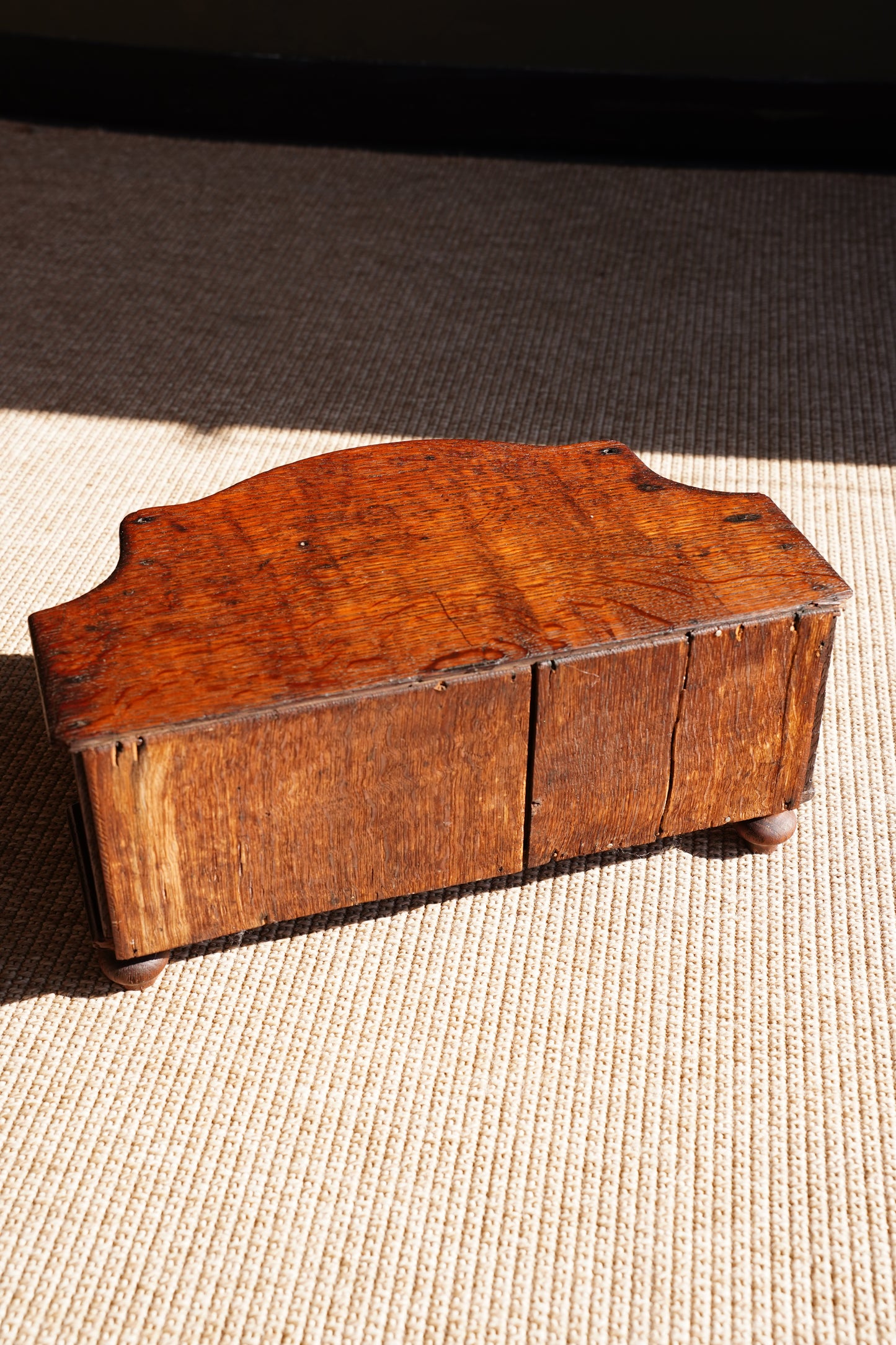 Antique Continental Oak Miniature Commode