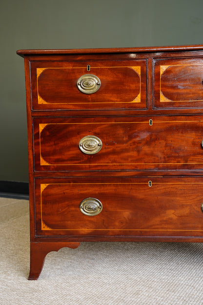 Antique Regency Mahogany Chest of Drawers