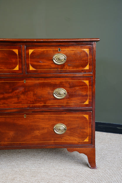 Antique Regency Mahogany Chest of Drawers