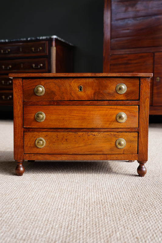 Antique Louis Philippe Miniature Chest of Drawers