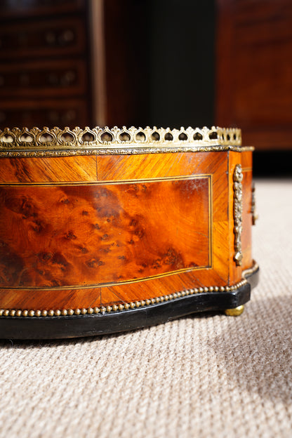 Antique French Napoleon III Kingwood Jardiniere Planter