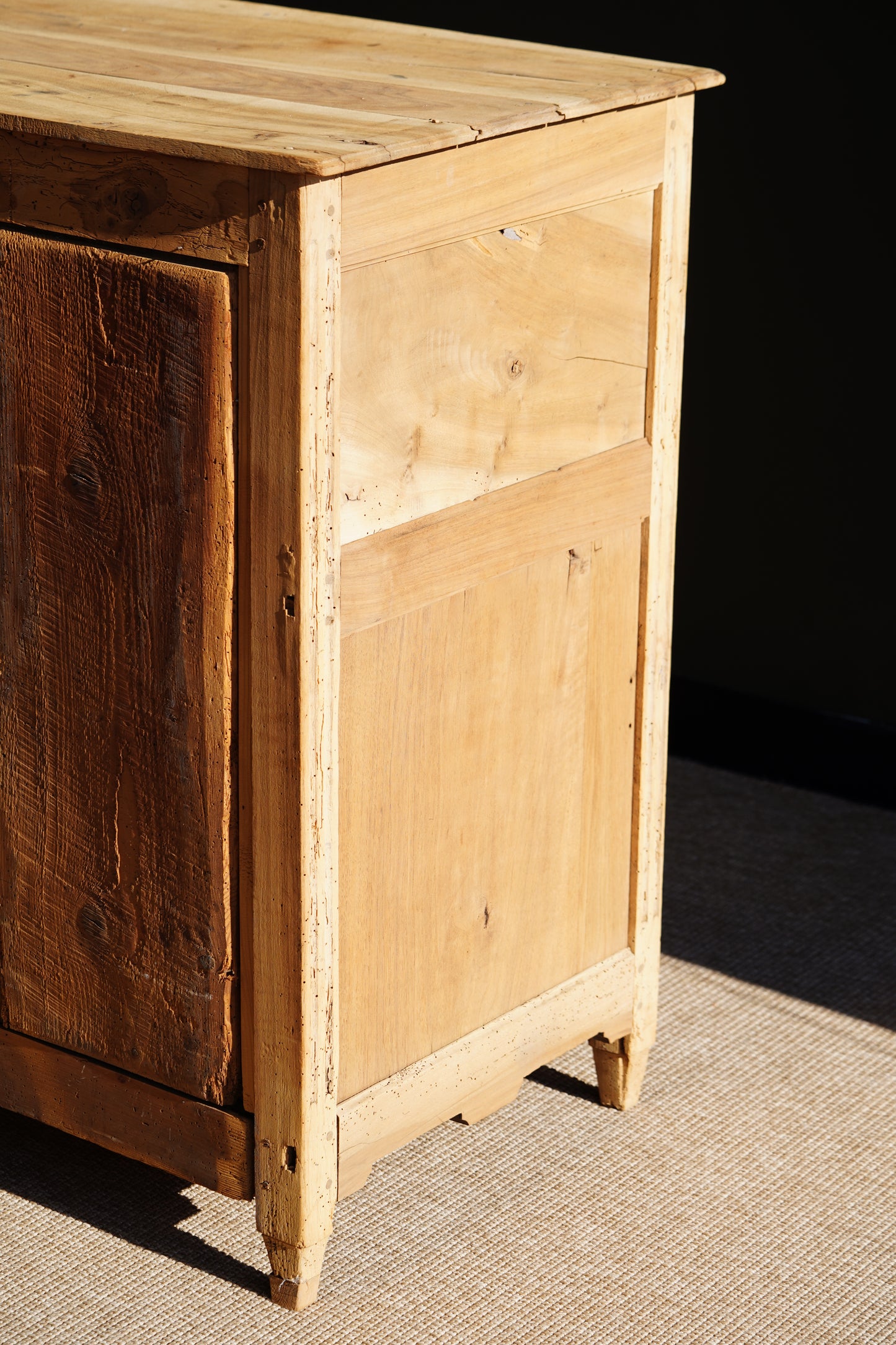 Antique French Sandblasted Walnut Commode
