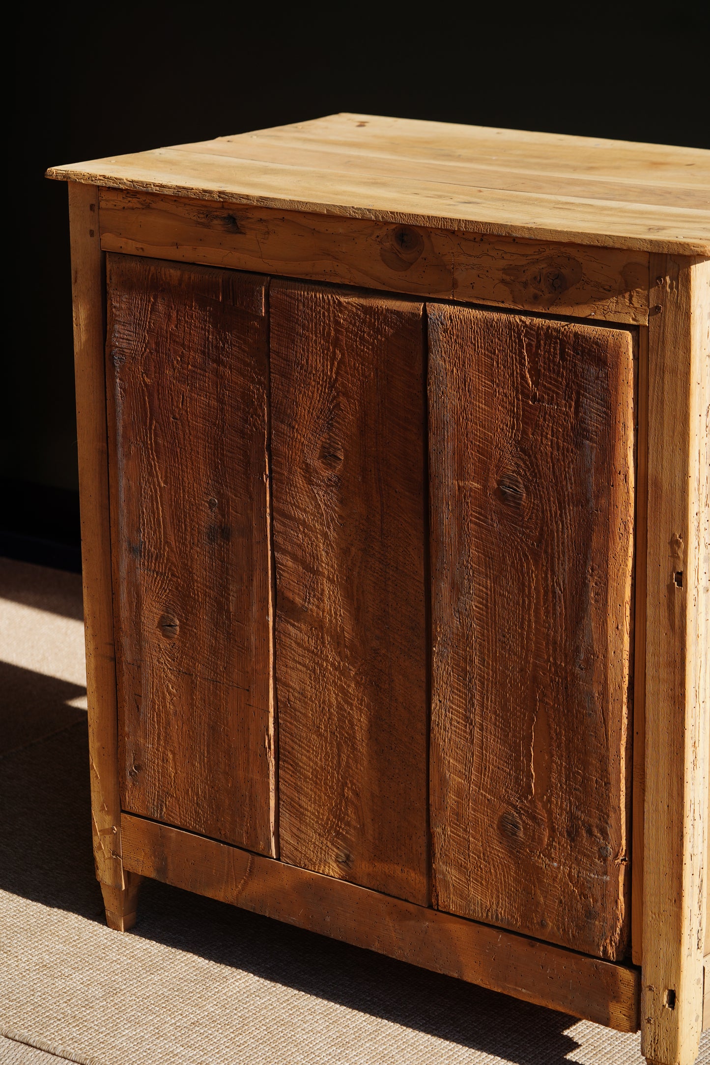 Antique French Sandblasted Walnut Commode