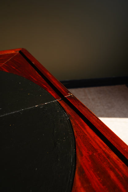 Antique English Mahogany Barley Twist Games Table