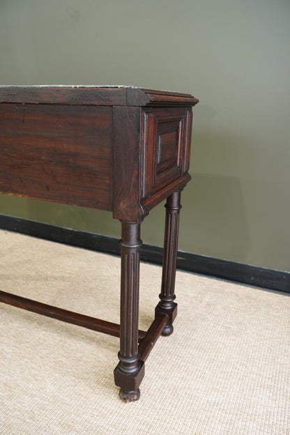 Antique French Oak Jardiniere on Stand