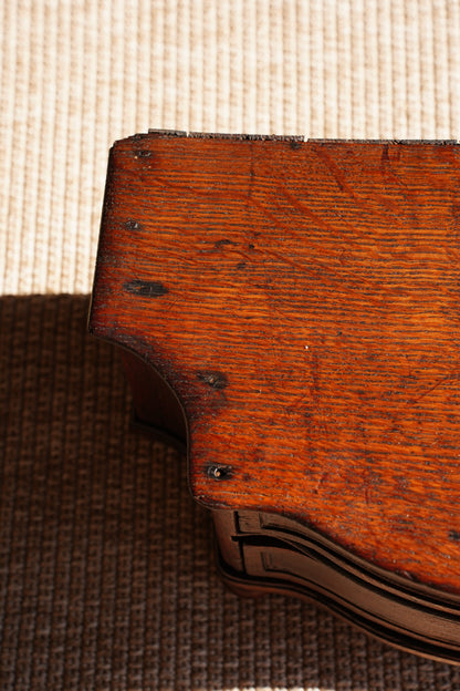 Antique Continental Oak Miniature Commode
