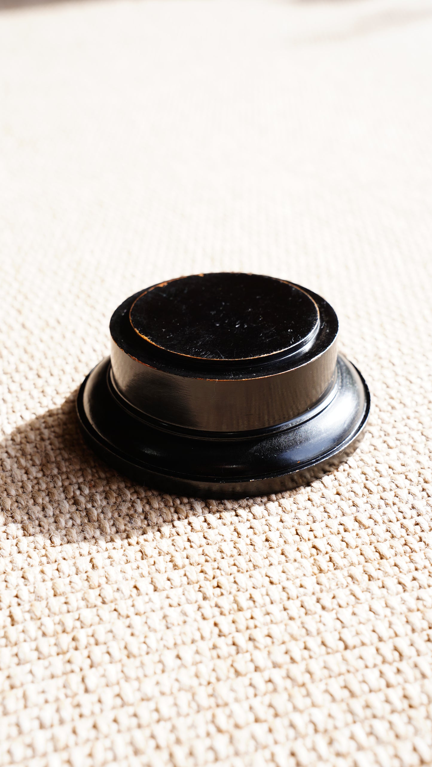 Antique Ebonized Cloche Stand or Riser
