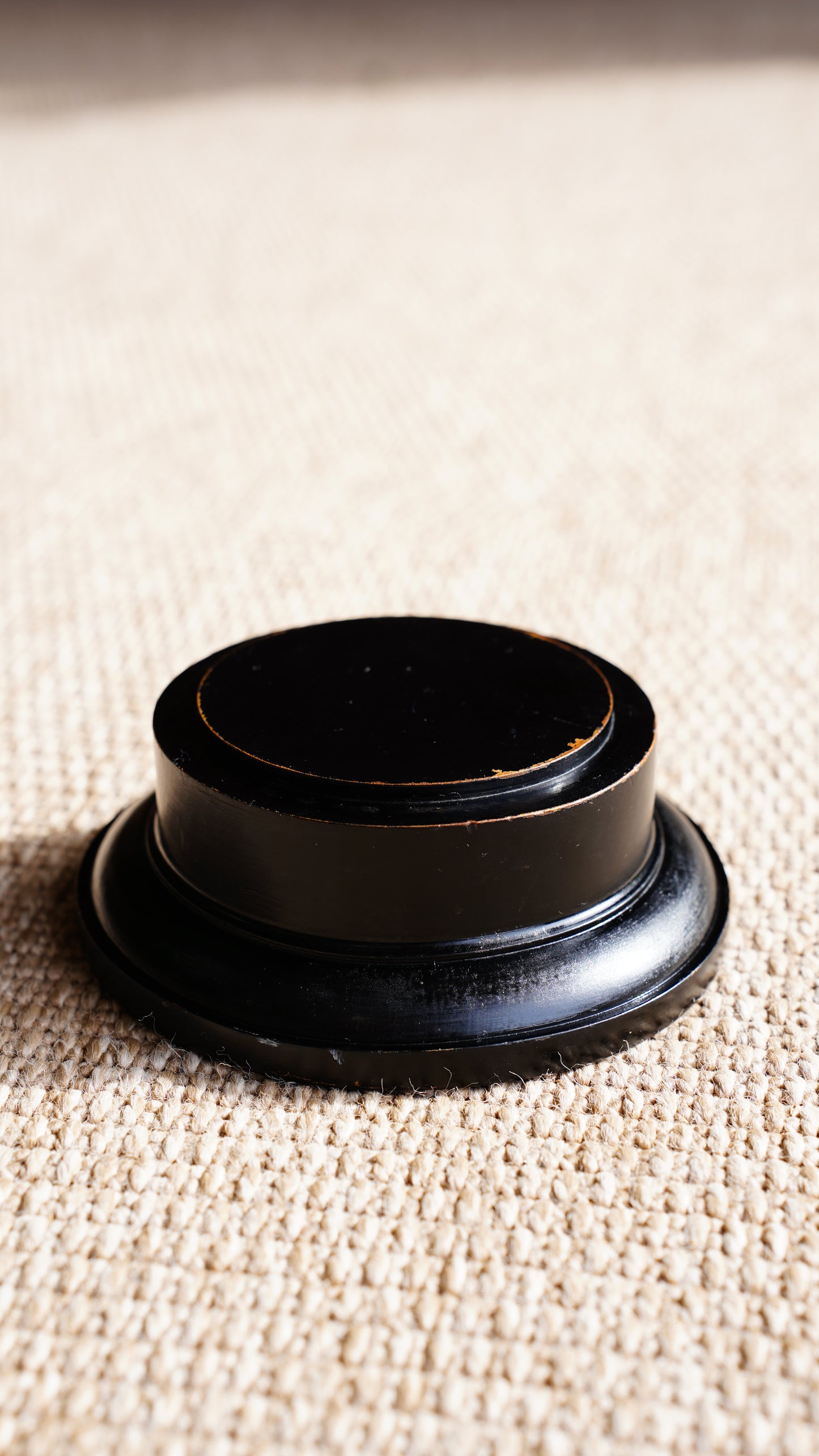 Antique Ebonized Cloche Stand or Riser