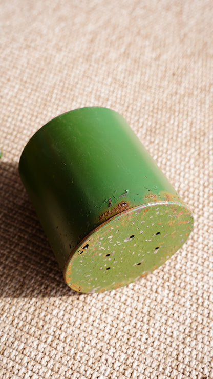Vintage Hand-Painted Tole Planter, Small