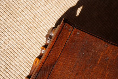 Antique Oak Book Stand, Tabletop Reading Slope, Circa 1900