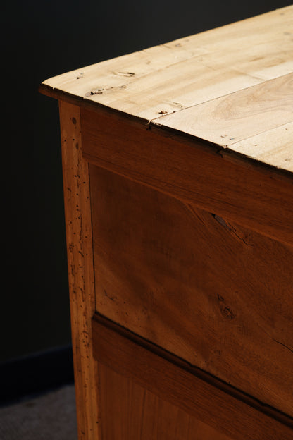 Antique French Sandblasted Walnut Commode
