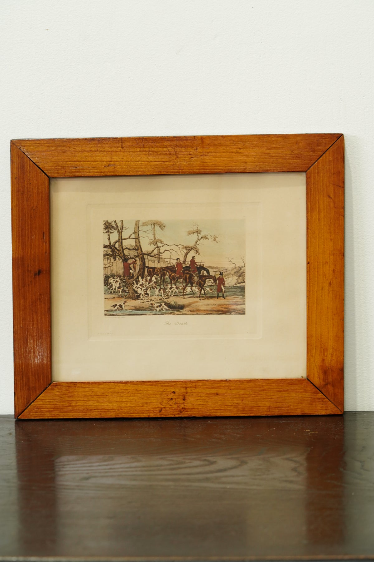 Pair of Vintage French Fox Hunting Prints After Henry Alken